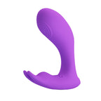 Pretty Love - Idabelle Tragbarer Rabbit-Vibrator mit Fernbedienung - Lila