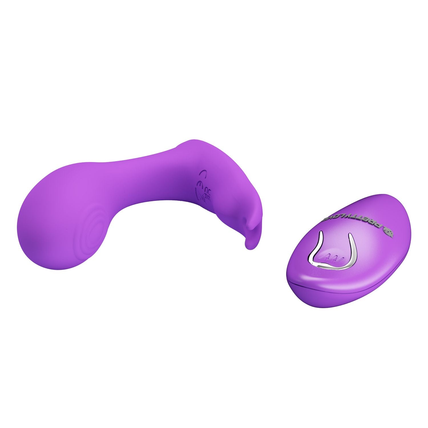 Pretty Love - Idabelle Tragbarer Rabbit-Vibrator mit Fernbedienung - Lila