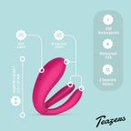 Teazers - Paar-Vibrator mit Fernbedienung - 3 Vibrierende Enden