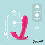 Teazers - Tragbarer Vibrator mit Fernbedienung - G-Punkt und Klitoris