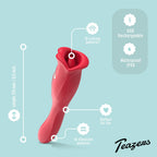 Teazers - Vibrator mit leckendem Klitoris-Stimulator - G-Punkt und Klitoris