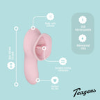 Teazers - Klitoris-Vibrator mit Zungenreiz-Stimulation - Pink