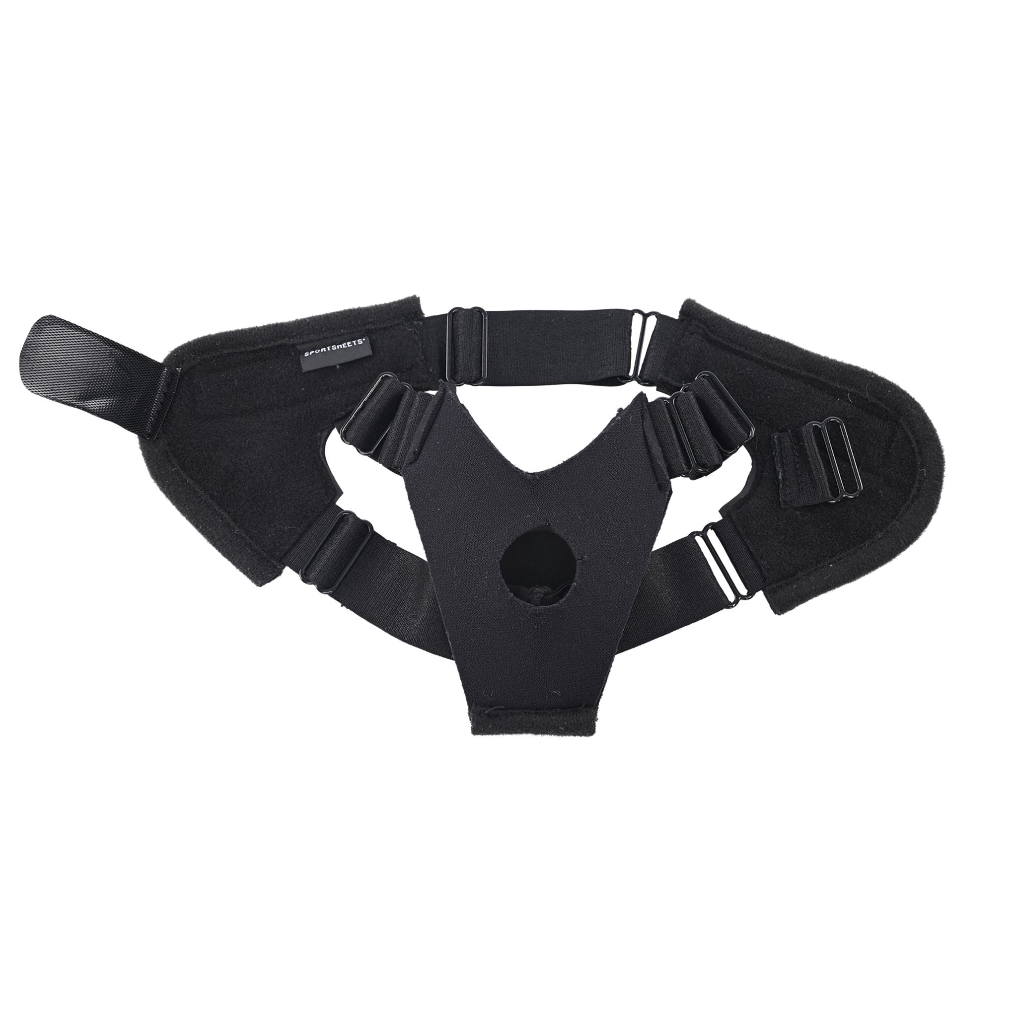 Sportsheets - Pivot Flex Fuß Strap-On - Schwarz