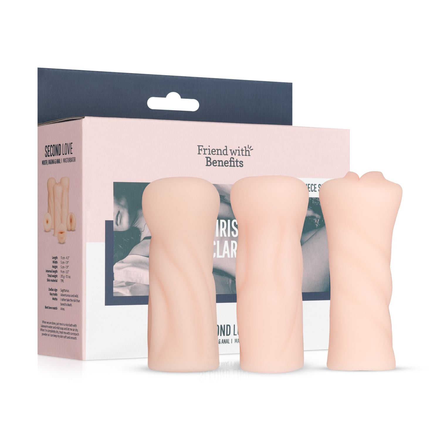 Friend With Benefits - Set von 3 Masturbatoren