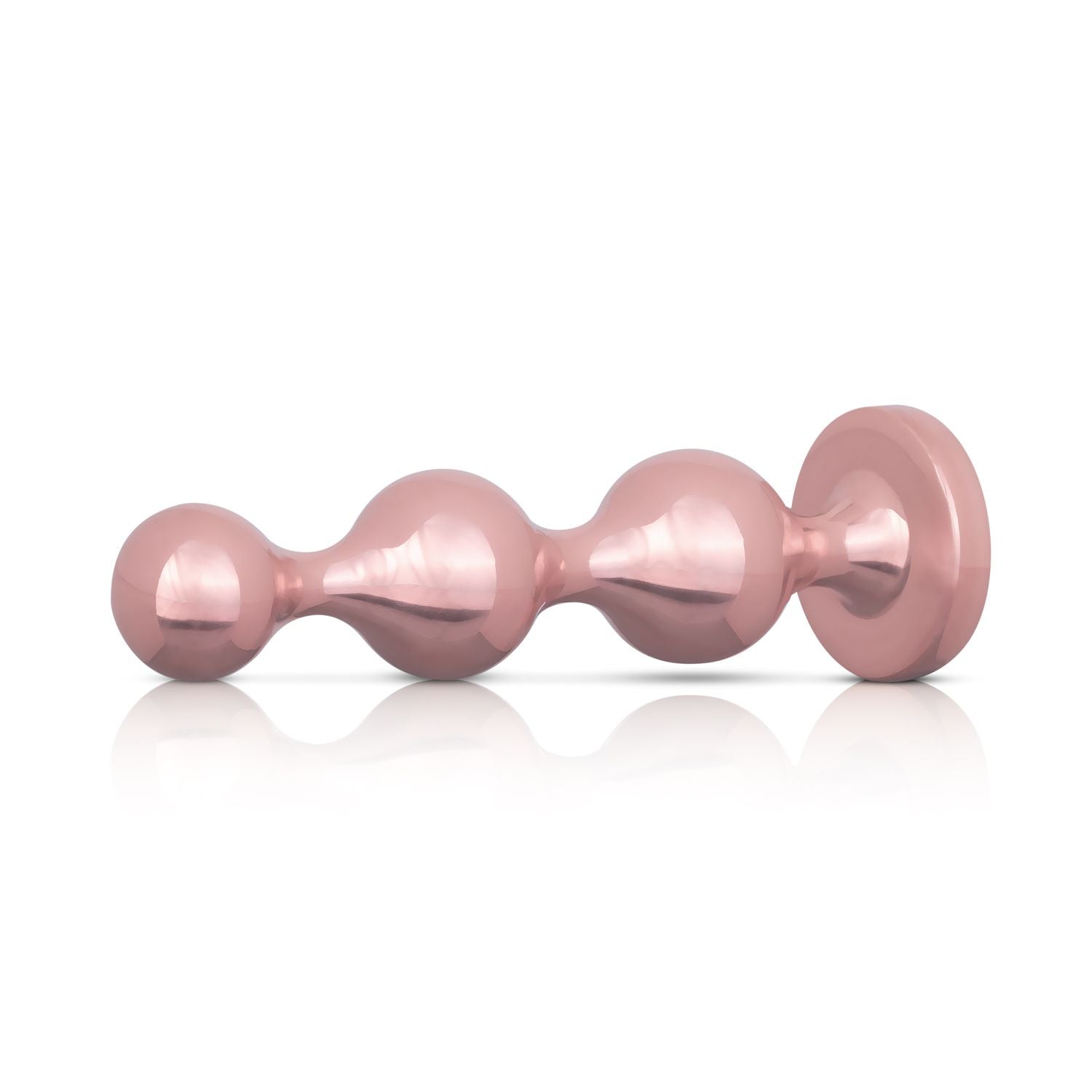Rosy Gold - Metall-Buttplug-Set 3 Teile - Roségold