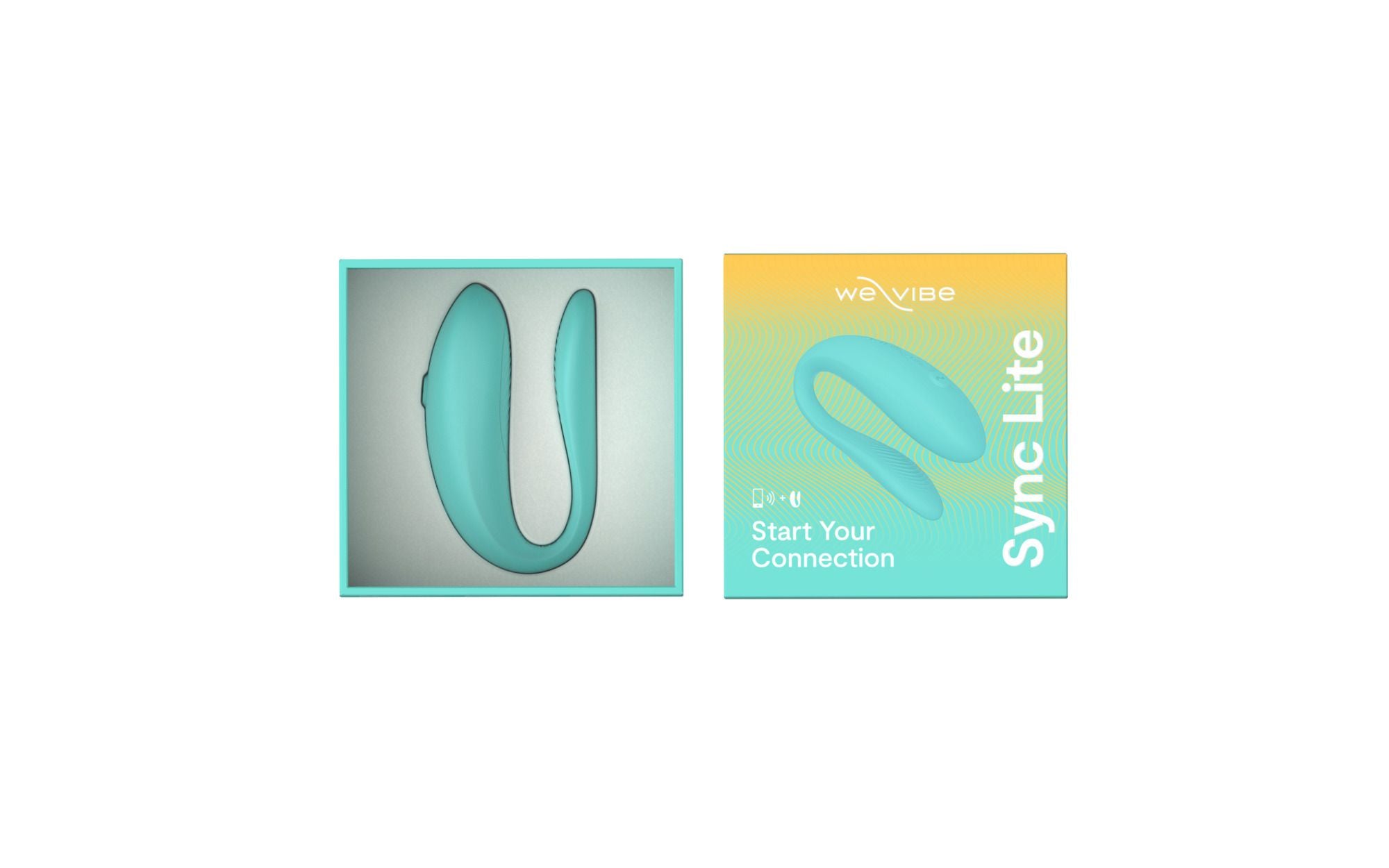 We-Vibe Sync Lite - Vibrator für Paare mit App-Steuerung - Aqua