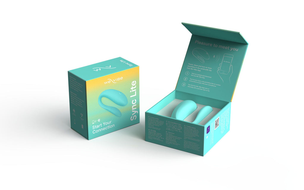 We-Vibe Sync Lite - Vibrator für Paare mit App-Steuerung - Aqua