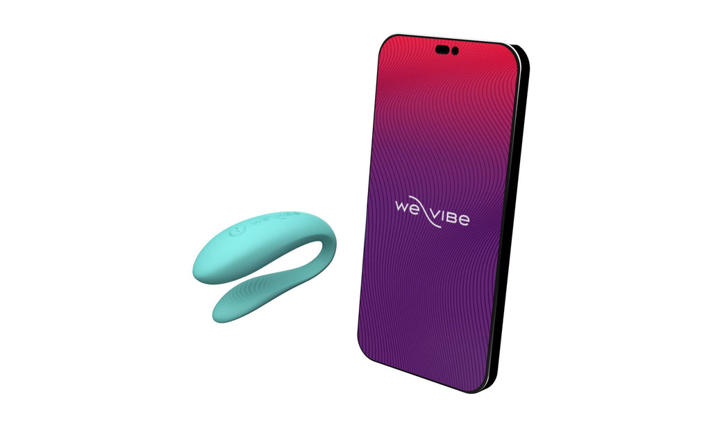 We-Vibe Sync Lite - Vibrator für Paare mit App-Steuerung - Aqua