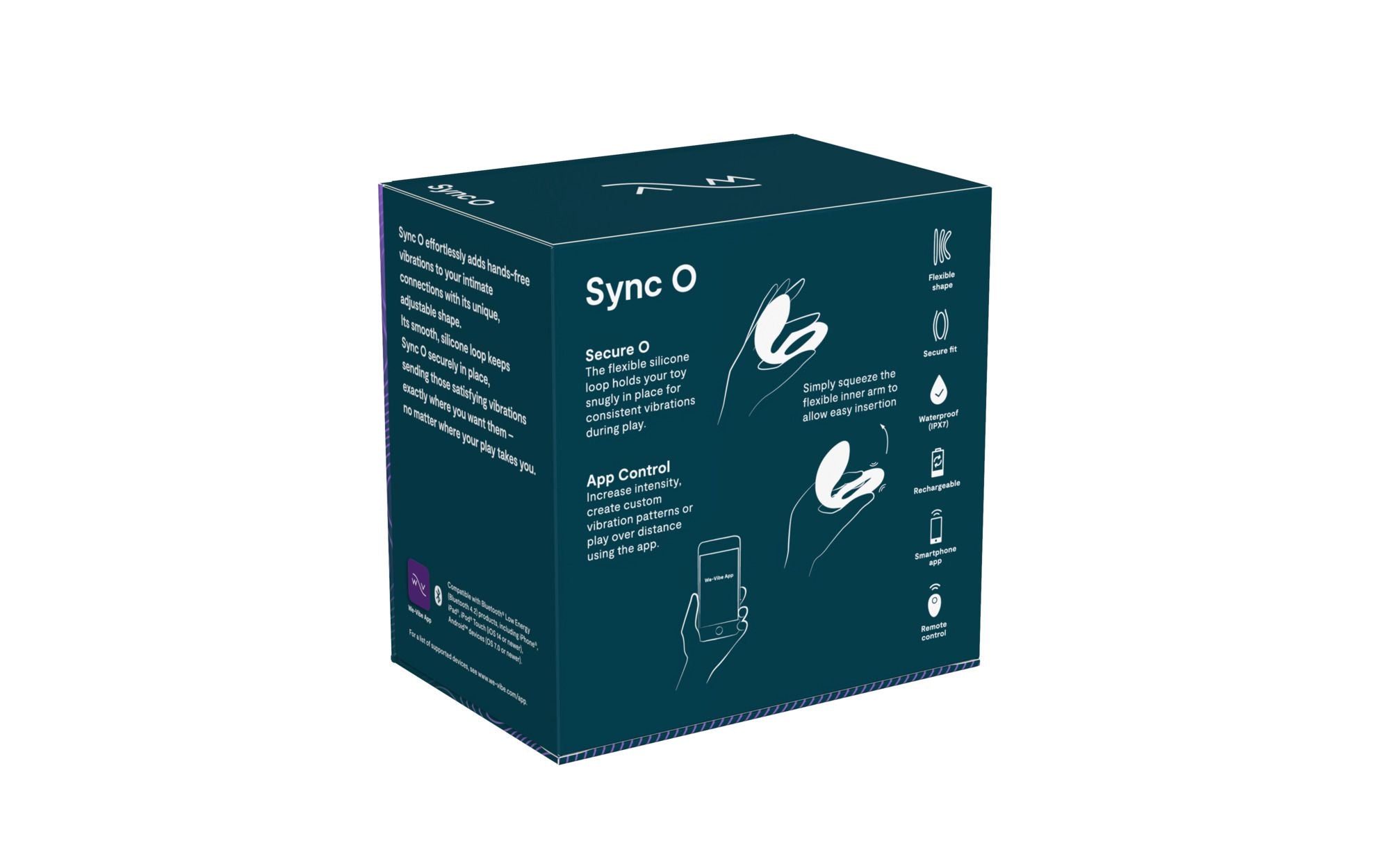 We-Vibe - Sync O Paar-Vibrator mit App und Fernbedienung - Petrol