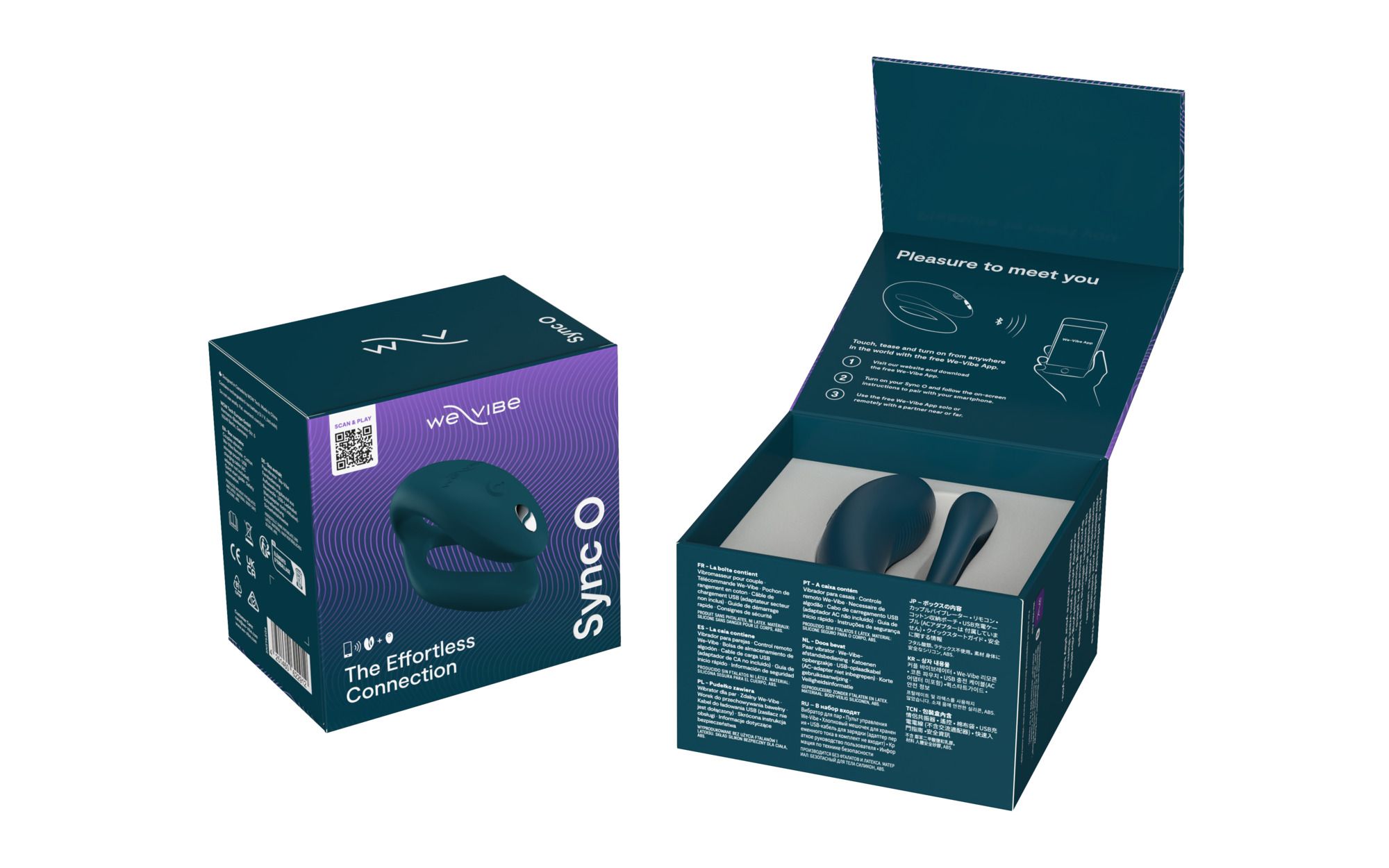 We-Vibe - Sync O Paar-Vibrator mit App und Fernbedienung - Petrol