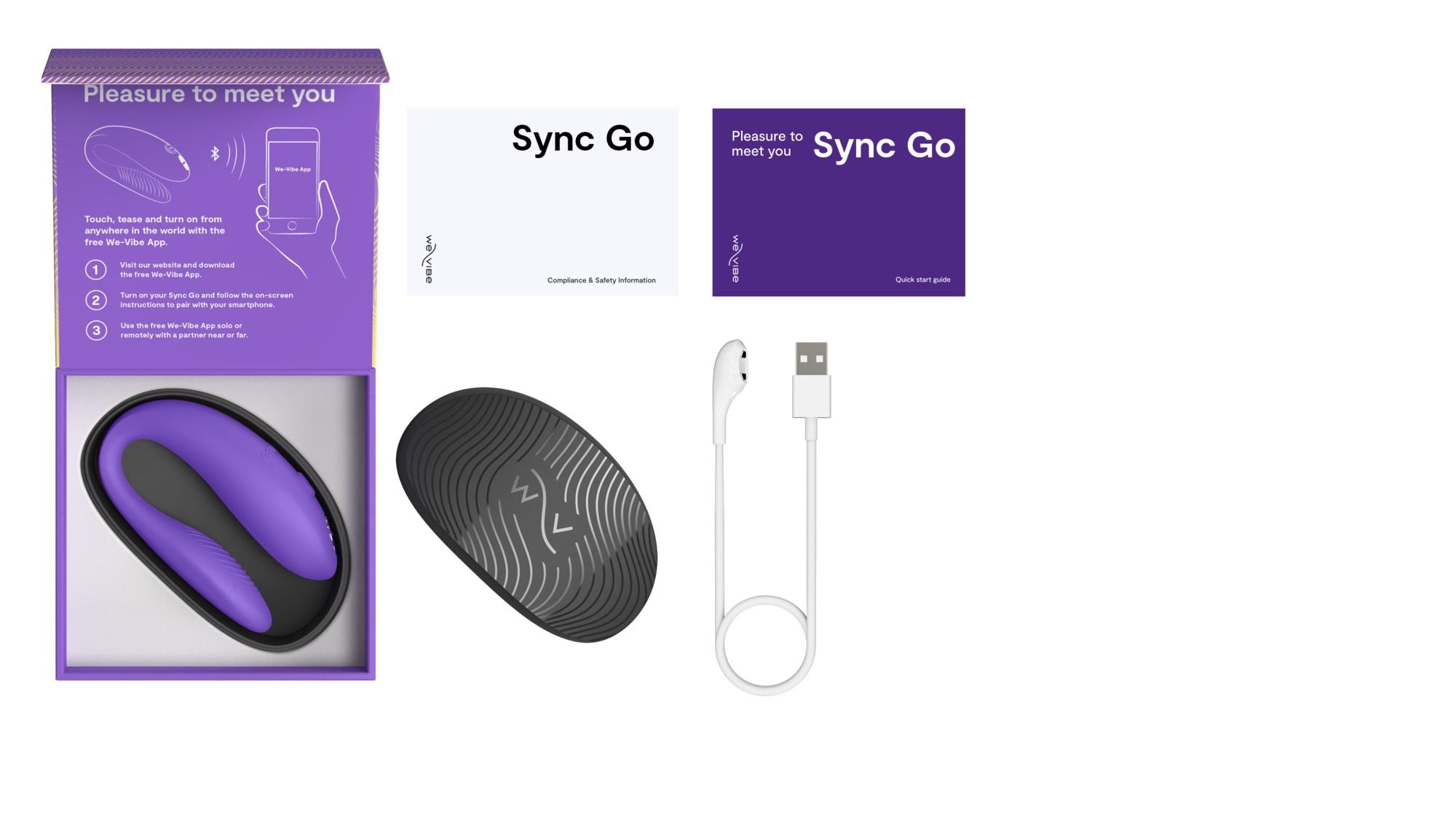 We-Vibe - Sync Go Vibrator mit App-Steuerung - Lila