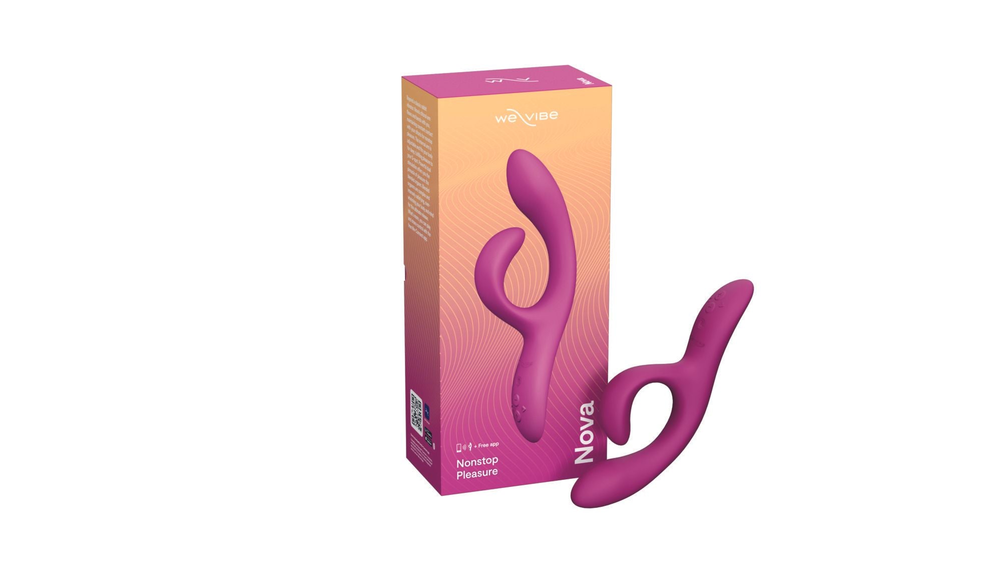 We-Vibe Nova 2 - Doppelvibrator mit App-Steuerung - G-Punkt und Klitoris Stimulation