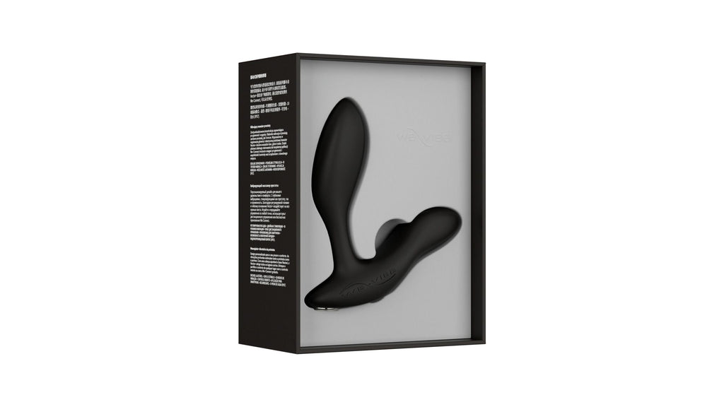 We-Vibe Vector+ - Prostatavibrator mit App und Fernbedienung - Schwarz