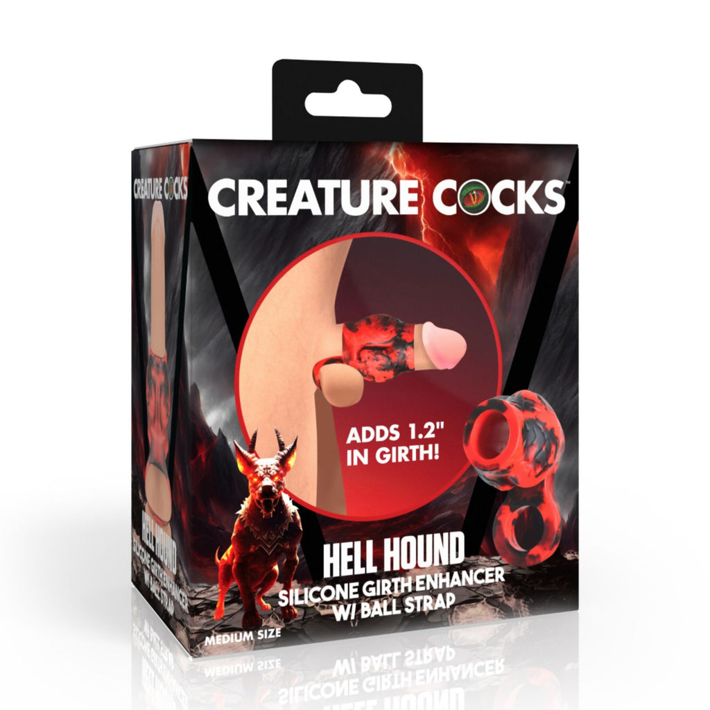 Creature Cocks - Hell Hound Hodenstrecker - Rot