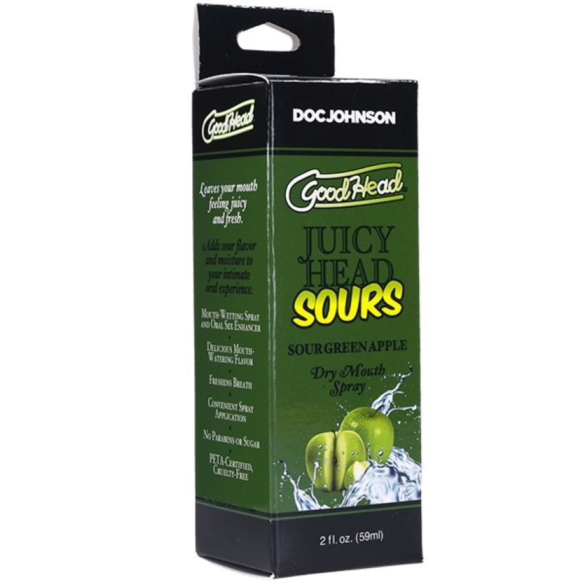 Doc Johnson GoodHead Juicy Head Dry Mouth Spray Sour Apfel 60 ml