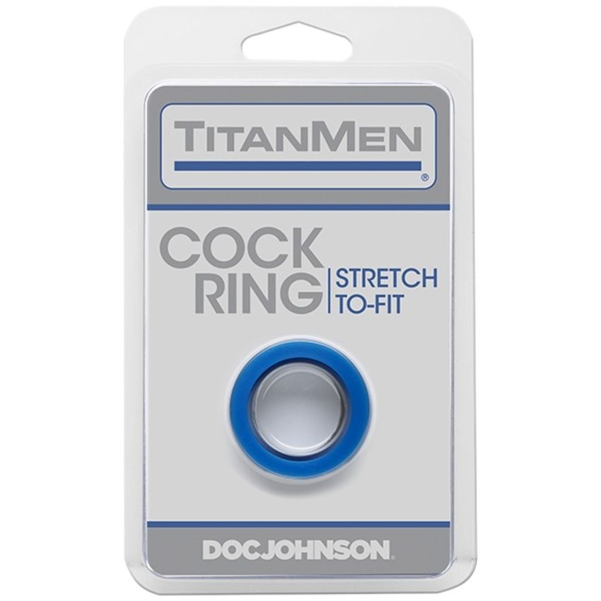 Doc Johnson - TitanMen Cock Ring - Schwarz
