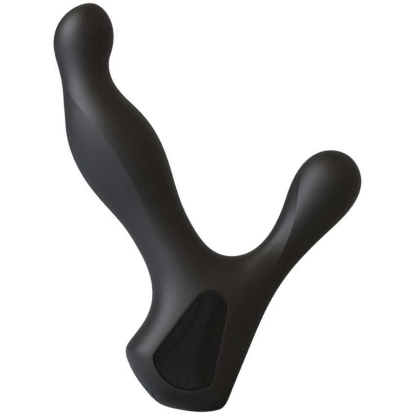 Doc Johnson - OptiMALE Rimming P-Massager - Analer Vibrator für Männer - Schwarz