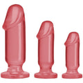 Doc Johnson - Crystal Jellies Anal Starter Kit - Rosa