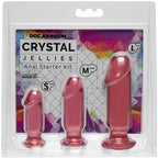Doc Johnson - Crystal Jellies Anal Starter Kit - Rosa