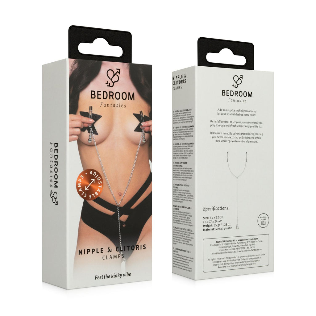 Bedroom Fantasies - Nippel- und Klitorisklemmen - Silber