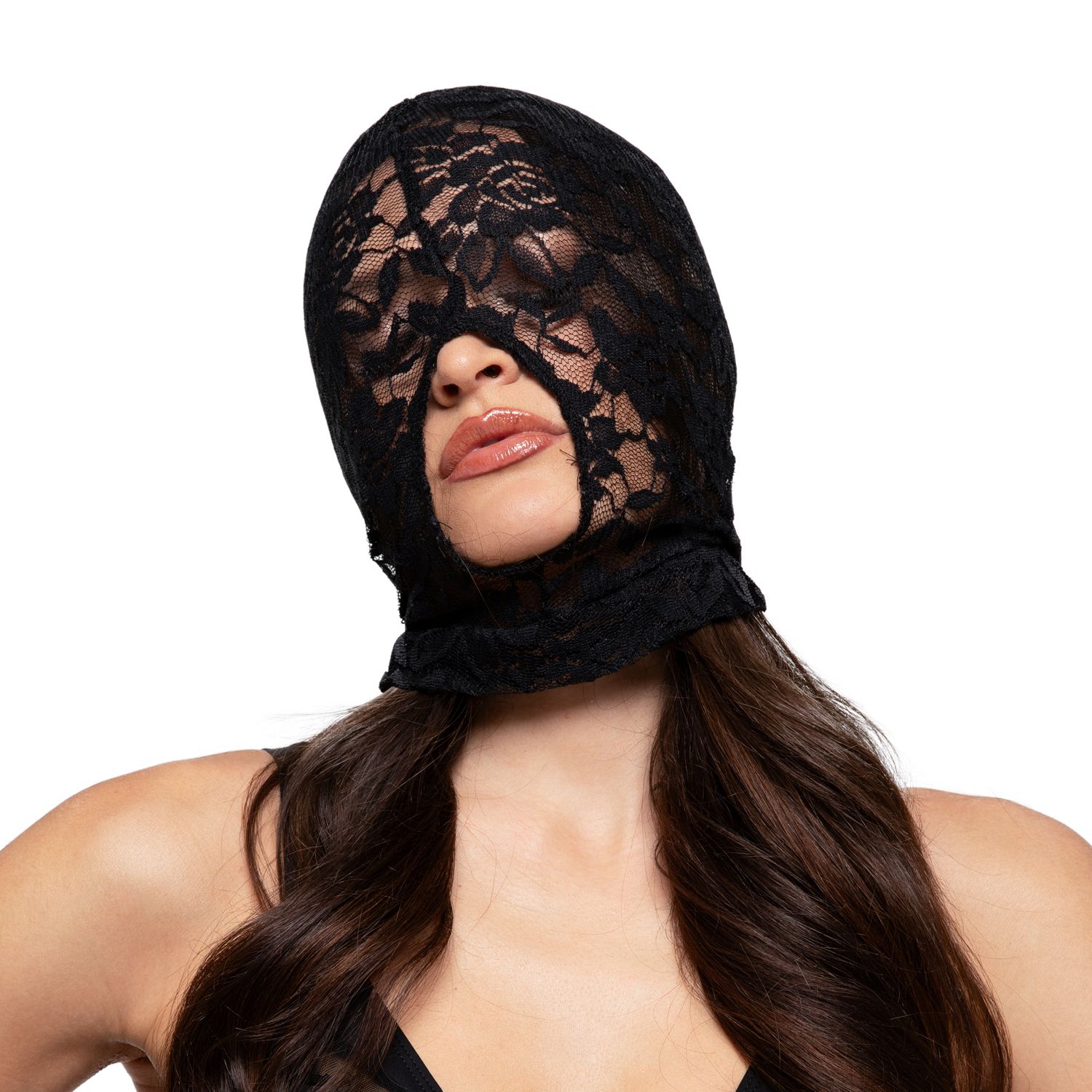 Bedroom Fantasies - Spitzen BDSM Maske - Schwarz