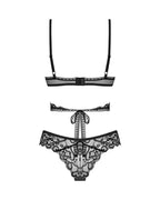 Obsessive - Blomentis Zweiteiliges Set - Schwarz