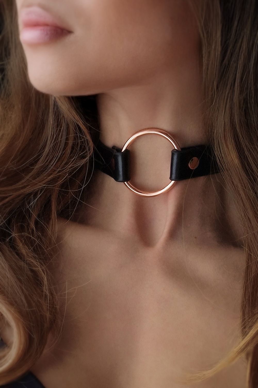 Rosy Gold - Choker - Schwarz