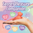 Unihorn - Mini Peachy Pony Vibrator - Einhorn Vibrator mit 10 Geschwindigkeitsstufen