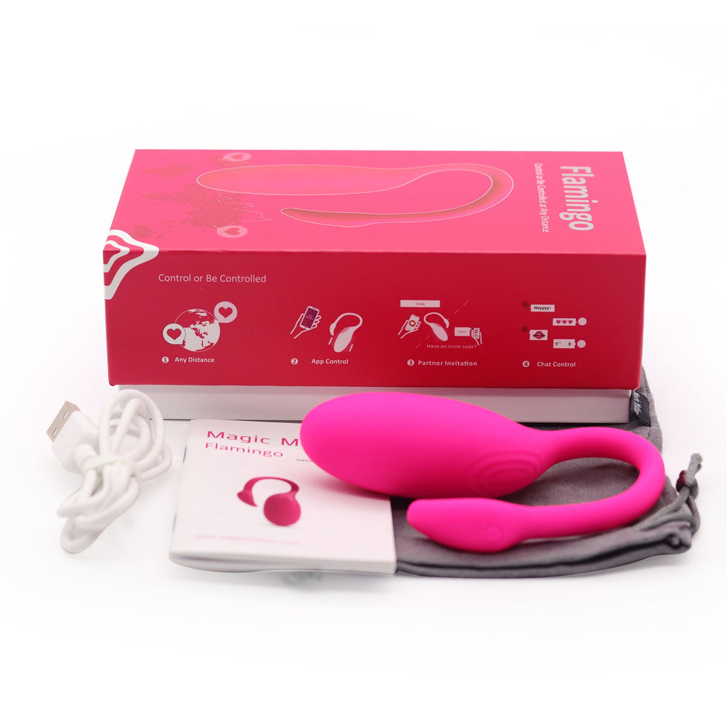 Magic Motion - Flamingo Vibro-Ei - Per App steuerbar mit 7 Vibrationsstufen