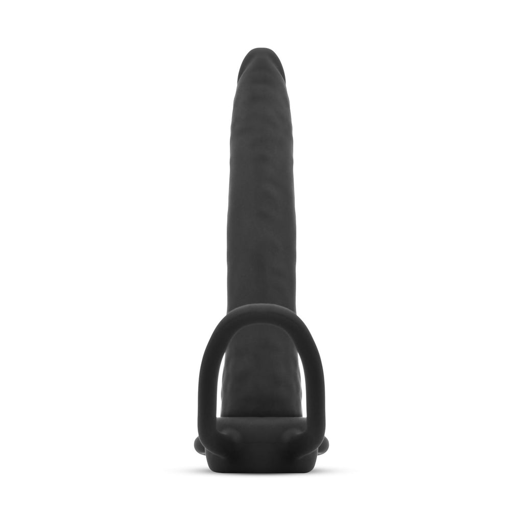 Men Only - Dildo mit Penisring - Schwarz