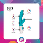 Blis - Rabbit Vibrator - 10 Vibrationsstufen mit G-Punkt- und Klitorisstimulation