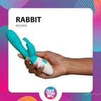 Leda - Rabbit Vibrator - 10 Vibrationsstufen mit G-Punkt- und Klitoris-Stimulator