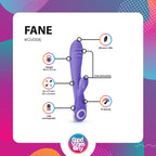 Fane - Rabbit Vibrator - 10 Vibrationsstufen mit LED-Beleuchtung