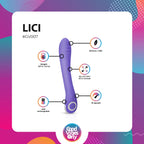Lici - G-Spot Vibrator mit LED-Beleuchtung und 10 Vibrationsstufen - Wasserdicht