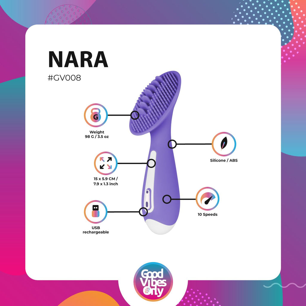 Nara - Klitoris Stimulator - 10 Vibrationsstufen Wasserdicht