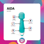 Aida - Wand Massager - Kompakter Vibrator mit 10 Vibrationsstufen