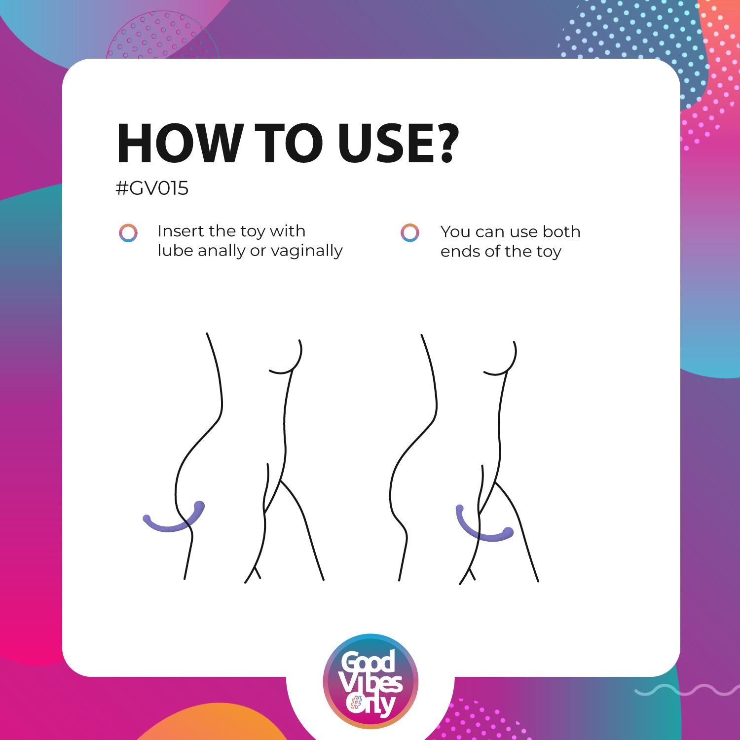 Good Vibes Only - Double End Vibrator - Jane Lila