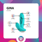 Good Vibes Only - Gina G-Punkt-Vibrator mit Klopffunktion und Klitoris-Stimulator