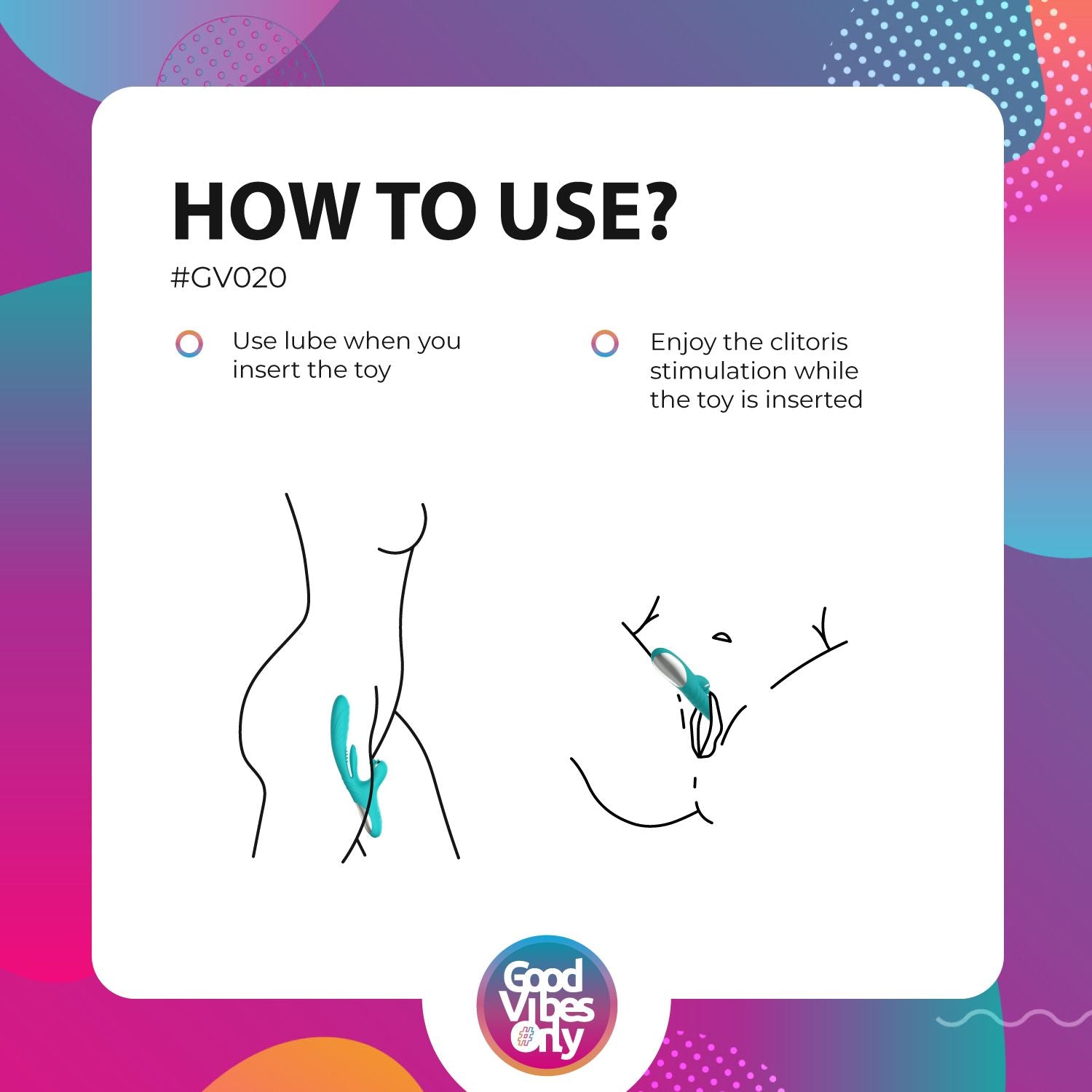 Good Vibes Only - Lisa Rabbit Vibrator mit stoßender G-Spot-Stimulation