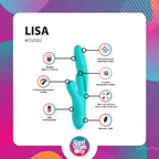 Good Vibes Only - Lisa Rabbit Vibrator mit stoßender G-Spot-Stimulation