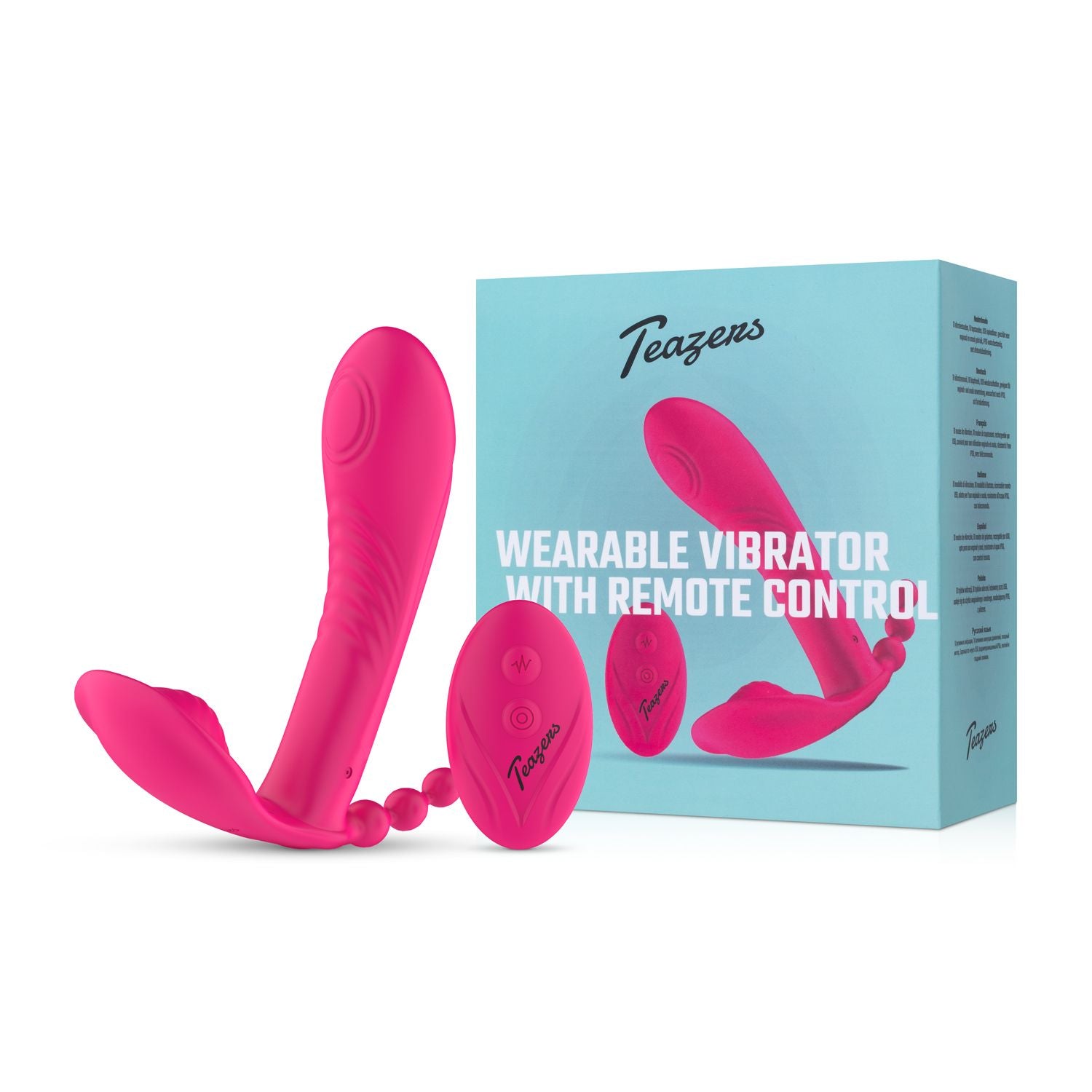 Teazers - Tragbarer Vibrator mit Fernbedienung - G-Punkt und Klitoris