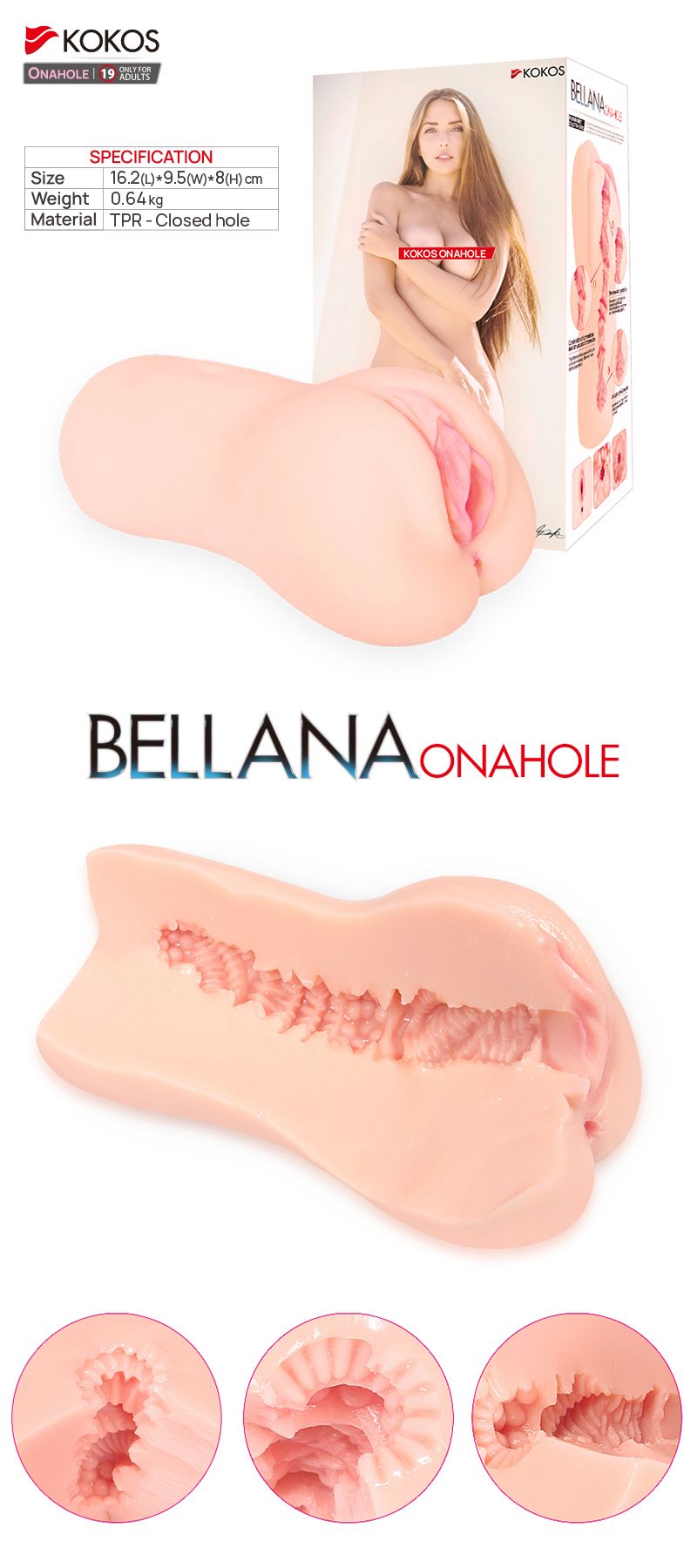 Kokos - Bellana Onahole L Masturbator