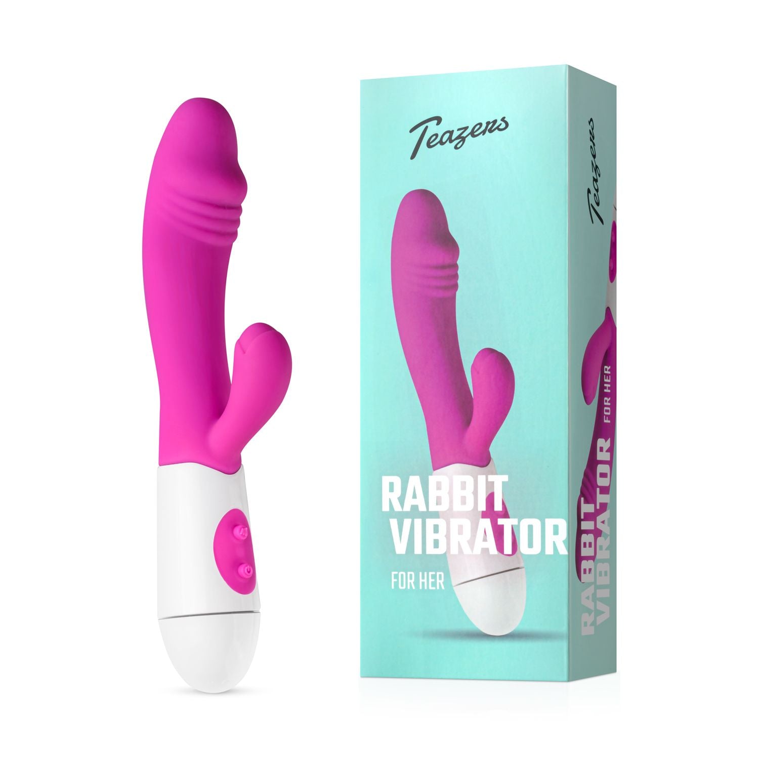 Teazers - Realistischer Rabbit-Vibrator - Pink