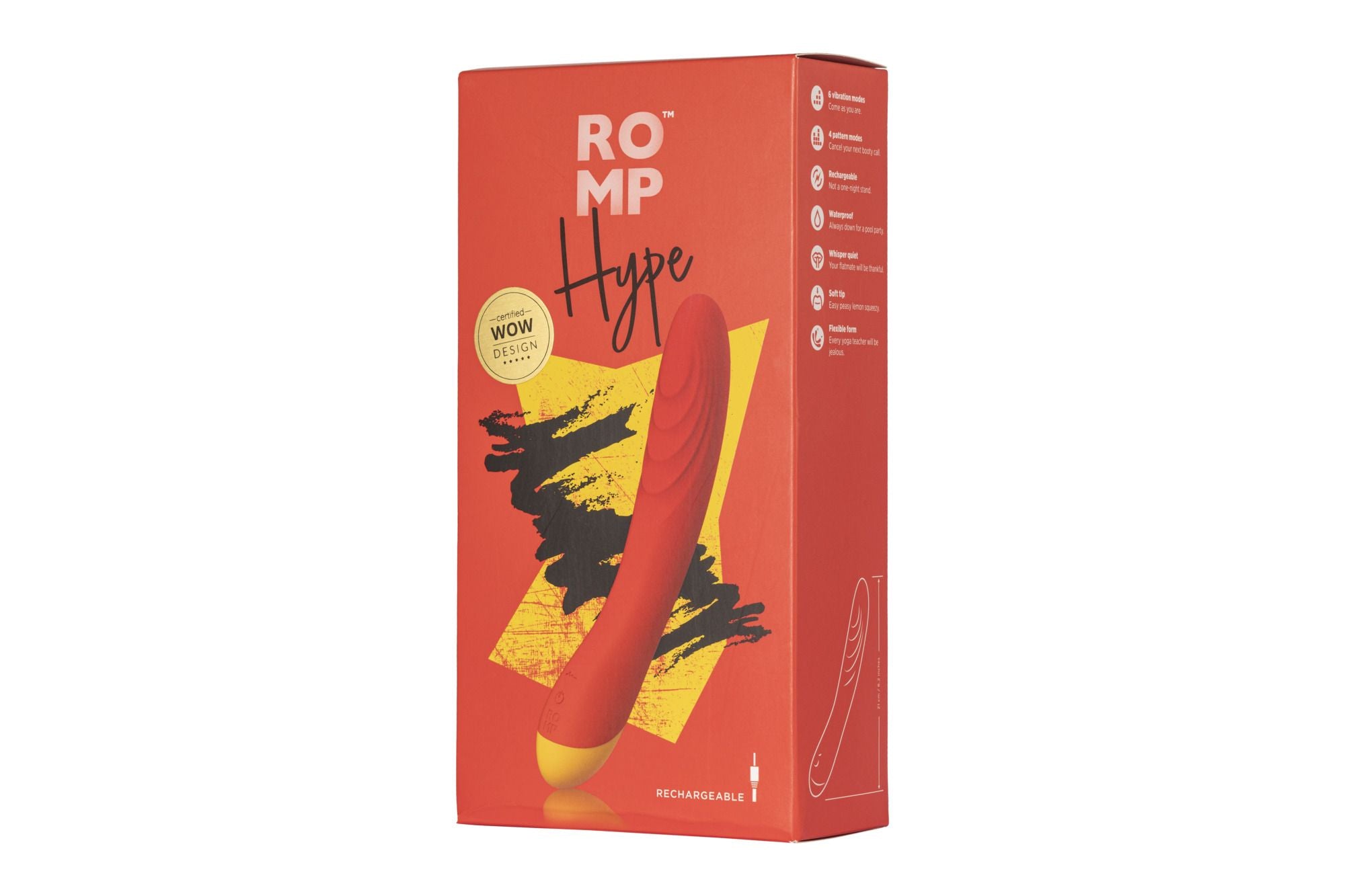ROMP - Hype G-Punkt-Vibrator - Silikon mit 6 Stufen und 4 Mustern