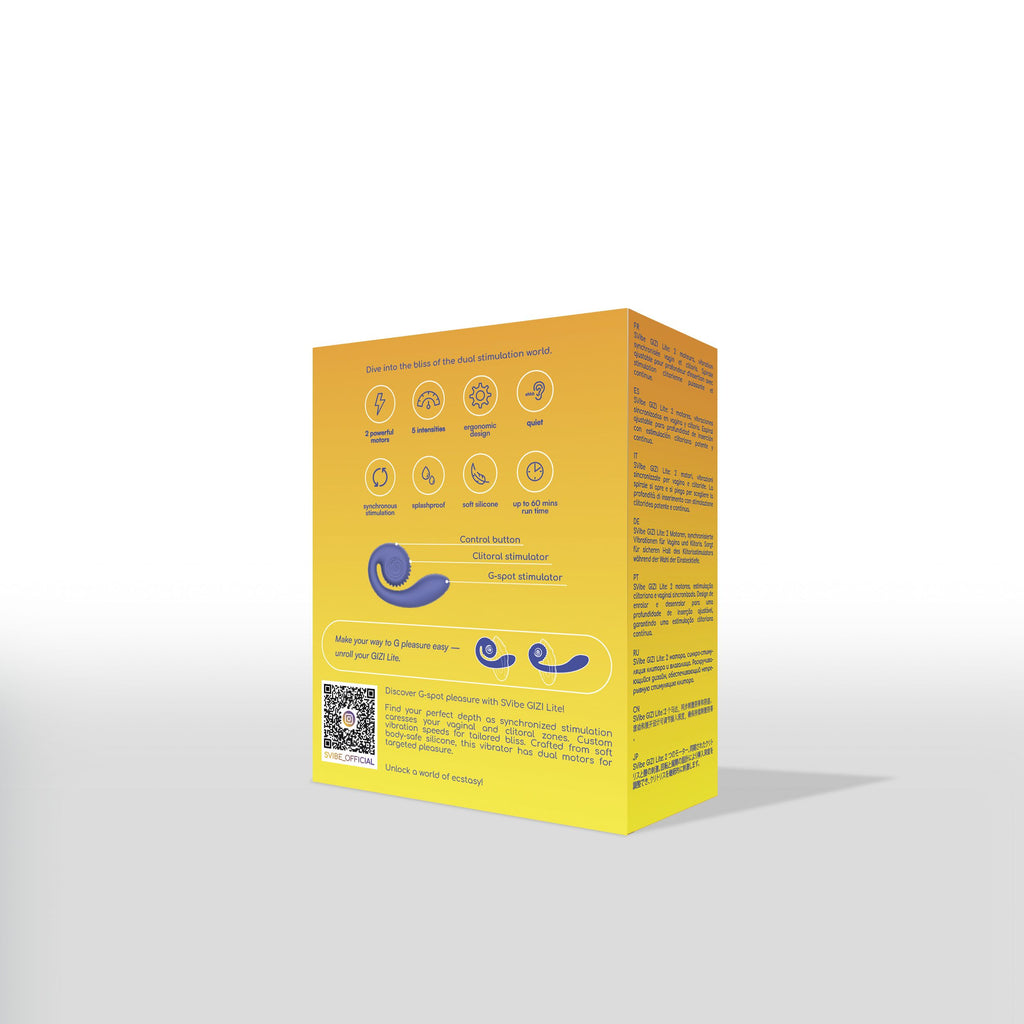 SVibe - GIZI Lite Vibrator - Doppelte Stimulation G-Punkt und Klitoris