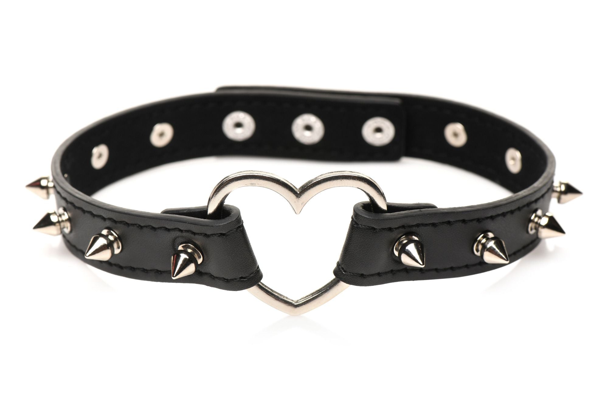 XR Brands - Spiked Heart Choker - Schwarz
