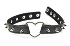 XR Brands - Spiked Heart Choker - Schwarz