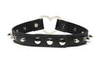XR Brands - Spiked Heart Choker - Schwarz