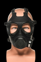 XR Brands - Inhalator-Gasmasken mit Flasche - Schwarz & Weiß