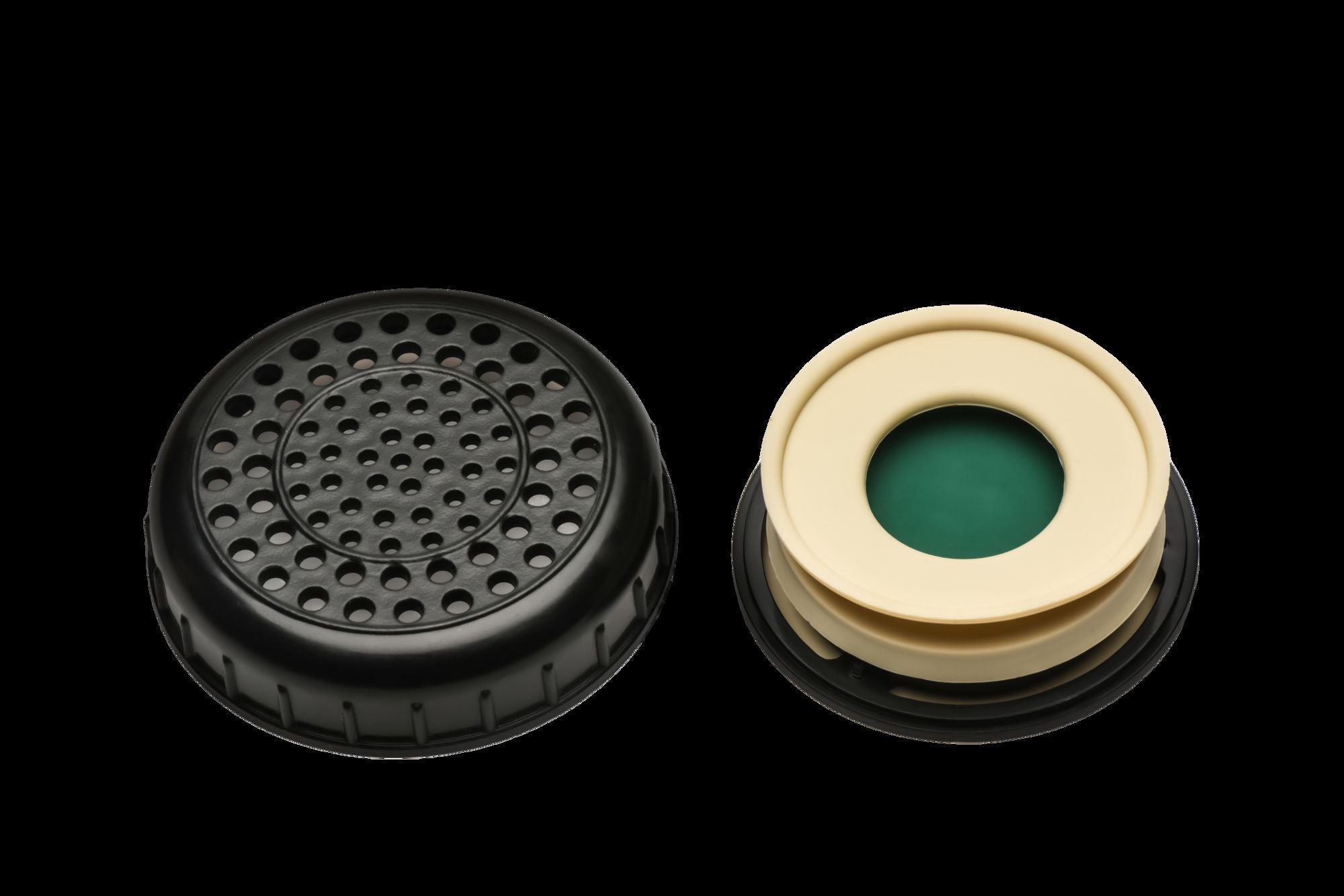 XR Brands - Inhalator-Gasmasken mit Flasche - Schwarz & Weiß